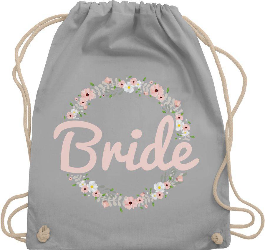 Shirtracer Bride Blumenkranz rosé Shirts & Mehr Shirtracer