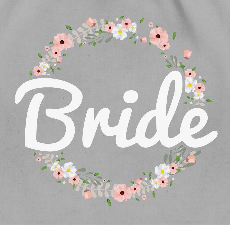 Shirtracer Bride Blumenkranz: T-Shirt Rucksack Shirtracer