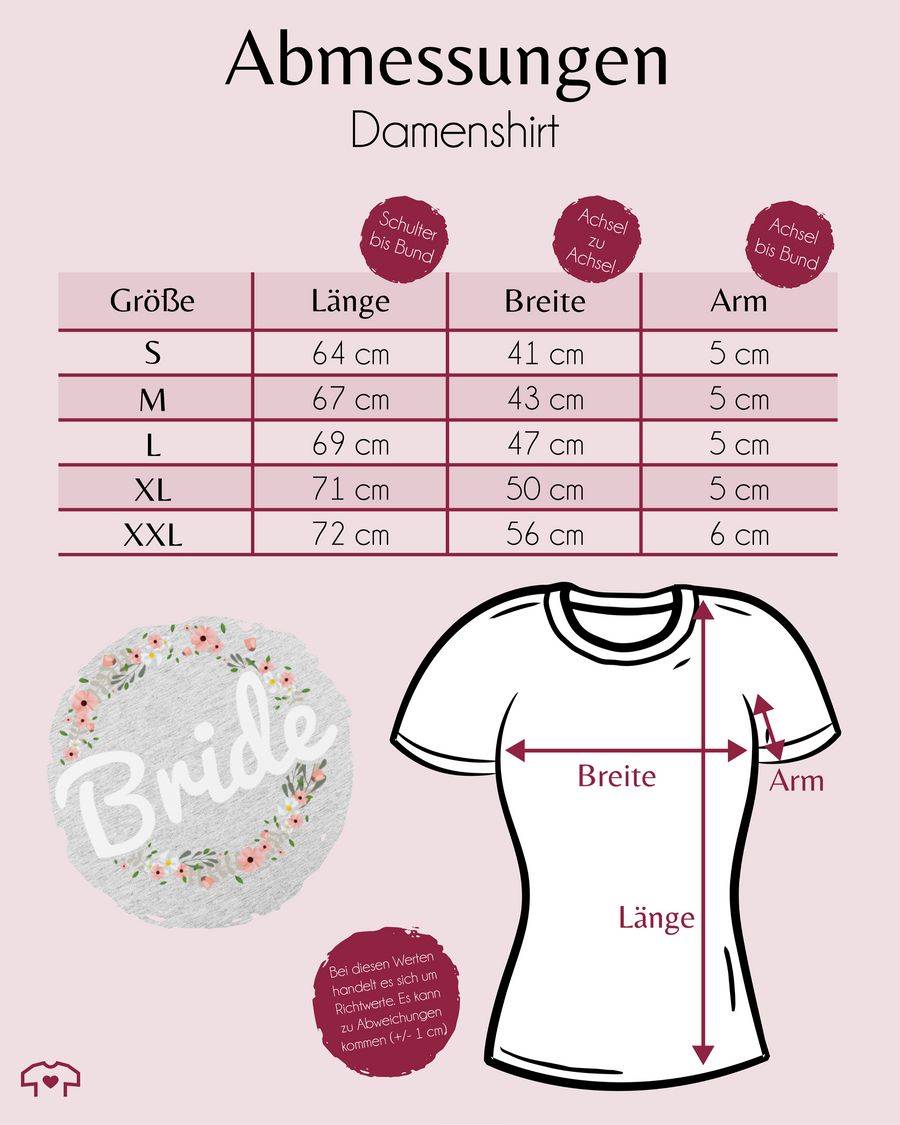 Shirtracer Bride Blumenkranz: T-Shirt Rucksack Shirtracer