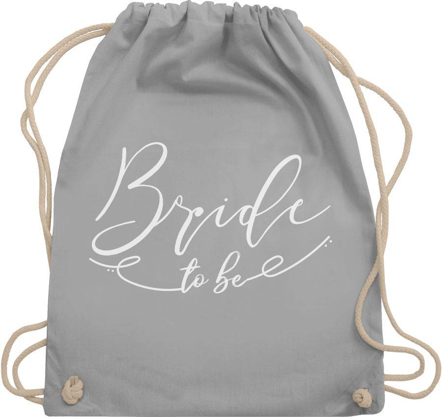 Shirtracer Bride to be mit Linie: T-Shirt Gym Bag Shirtracer