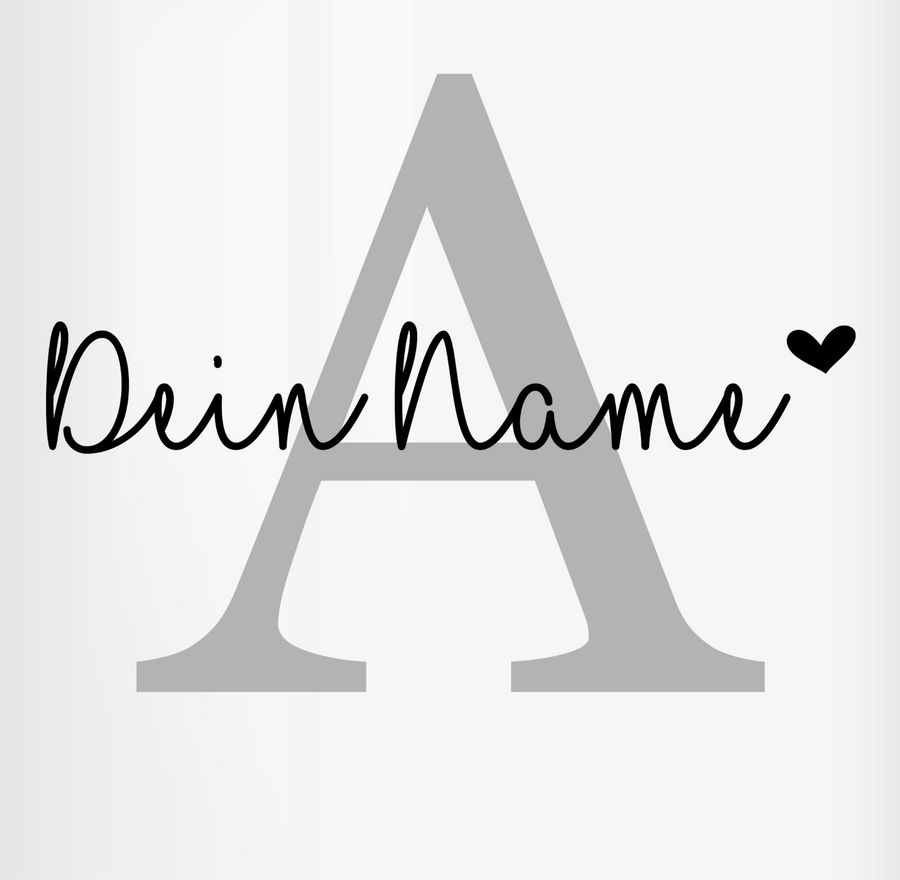 Shirtracer Buchstabe Name Anpassbar Herzchen Shirts & Mehr Shirtracer