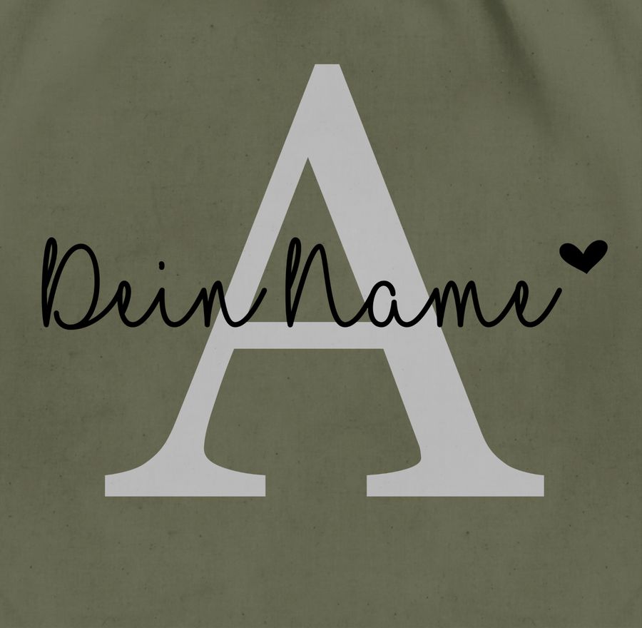 Shirtracer Buchstabe Name Anpassbar Herzchen Shirts & Mehr Shirtracer