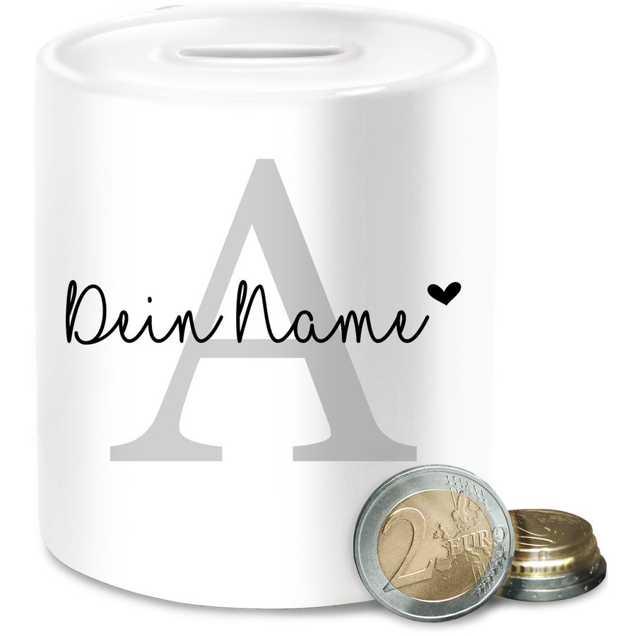 Shirtracer Buchstabe Name anpassbar Herzchen Shirts & Mehr Shirtracer