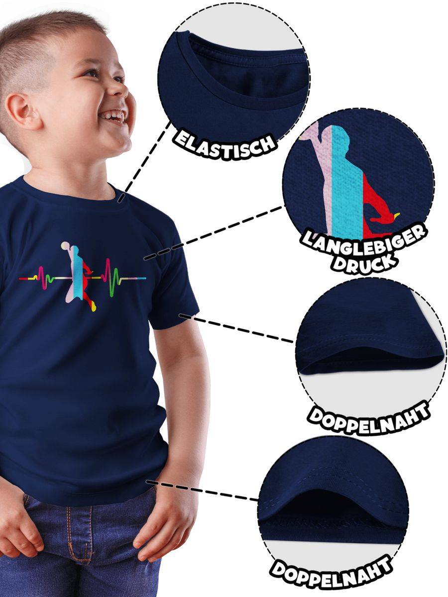 Shirtracer Bunter Herzschlag Handball Mann: Tshirt Rucksack Shirtracer