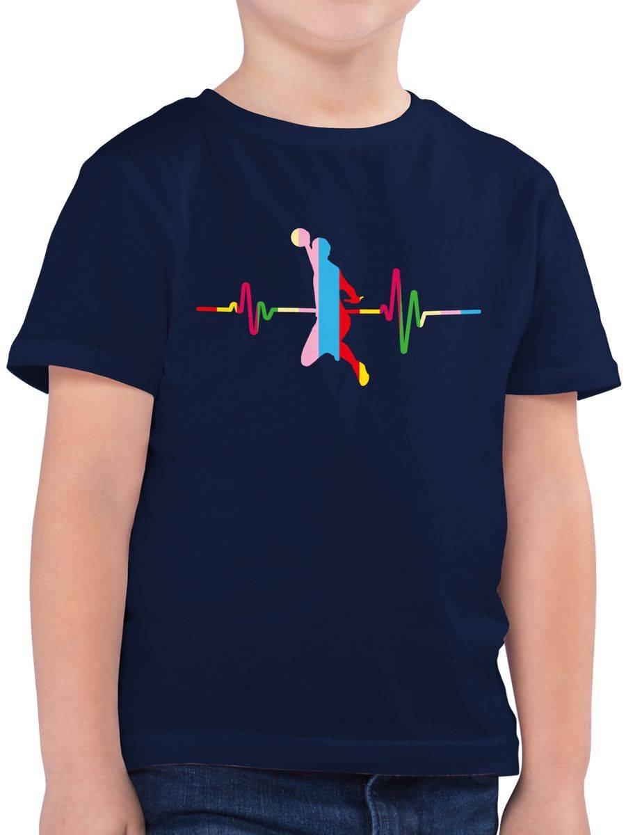 Shirtracer Bunter Herzschlag Handball Mann: Tshirt Rucksack Shirtracer