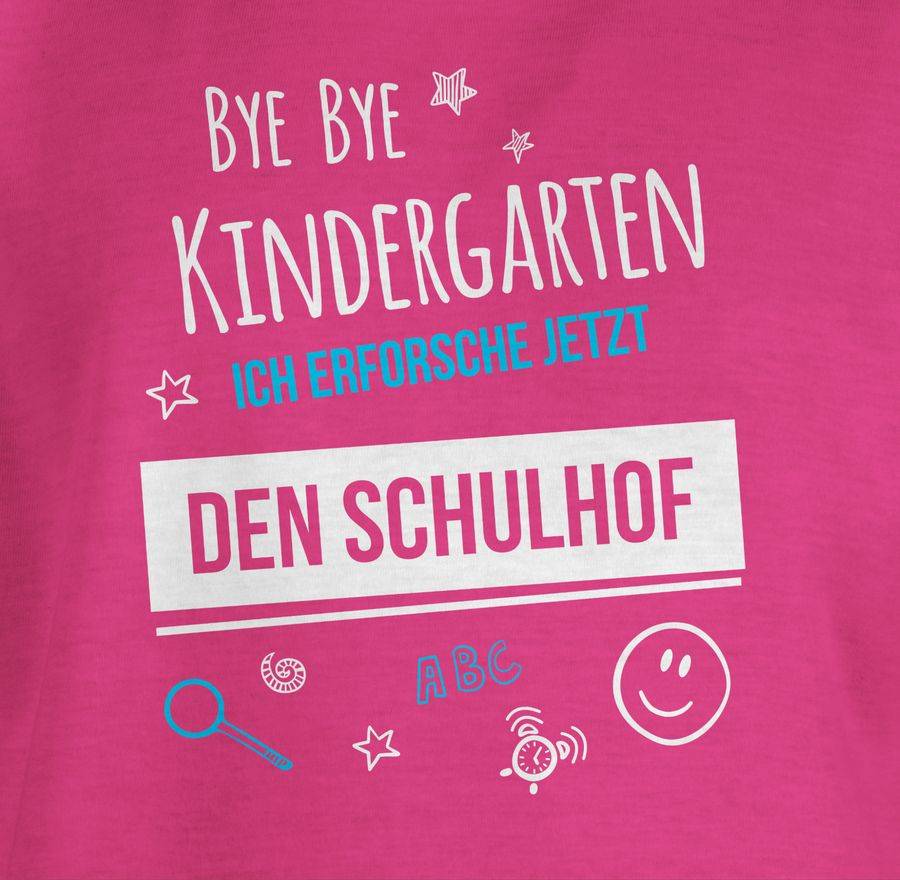 Shirtracer Bye Bye Kindergarten Einschulung Schulhof Shirts & Mehr Shirtracer