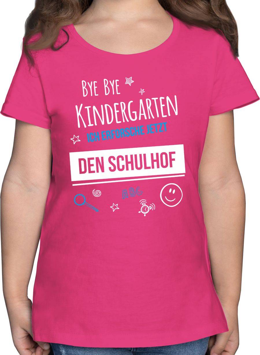 Shirtracer Bye Bye Kindergarten Einschulung Schulhof Shirts & Mehr Shirtracer