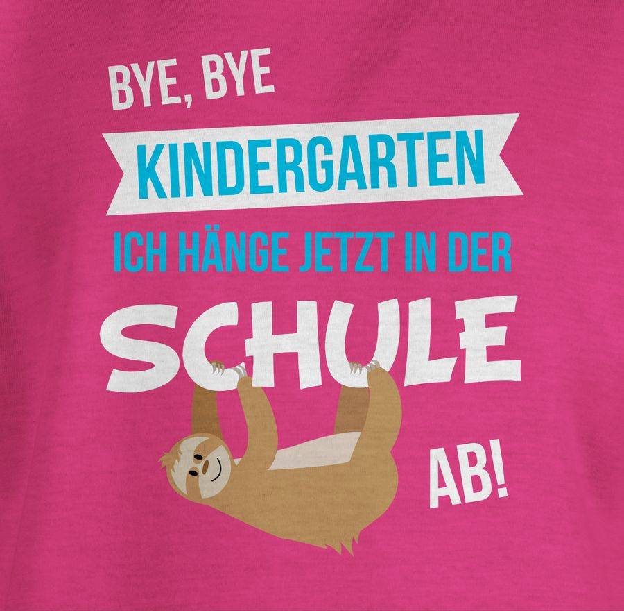 Shirtracer Bye, Bye Kindergarten Ich Hänge Jetzt In Der Schule Ab!: T-Shirt Turnbeutel Shirtracer