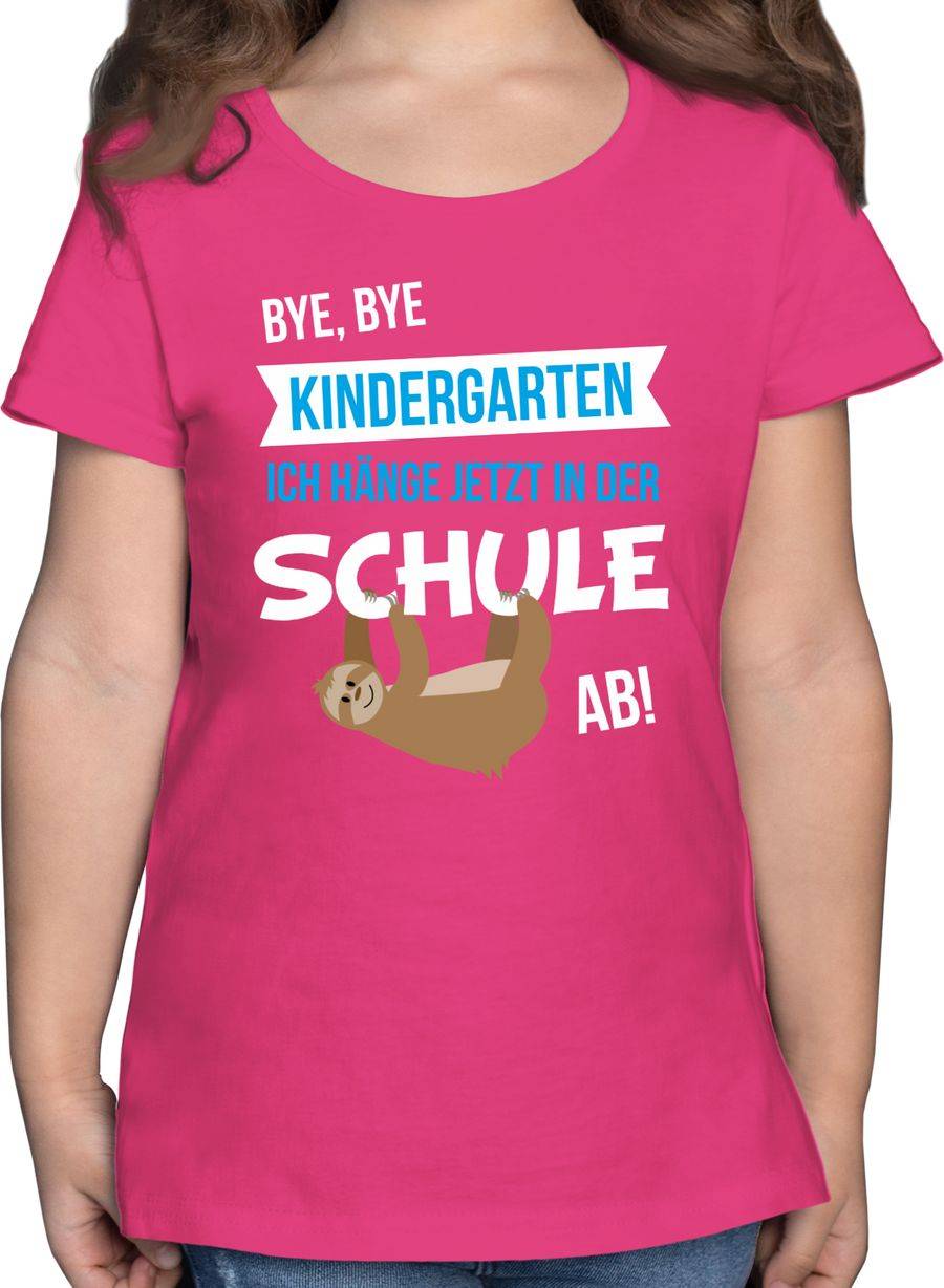 Shirtracer Bye, Bye Kindergarten Ich Hänge Jetzt In Der Schule Ab!: T-Shirt Turnbeutel Shirtracer