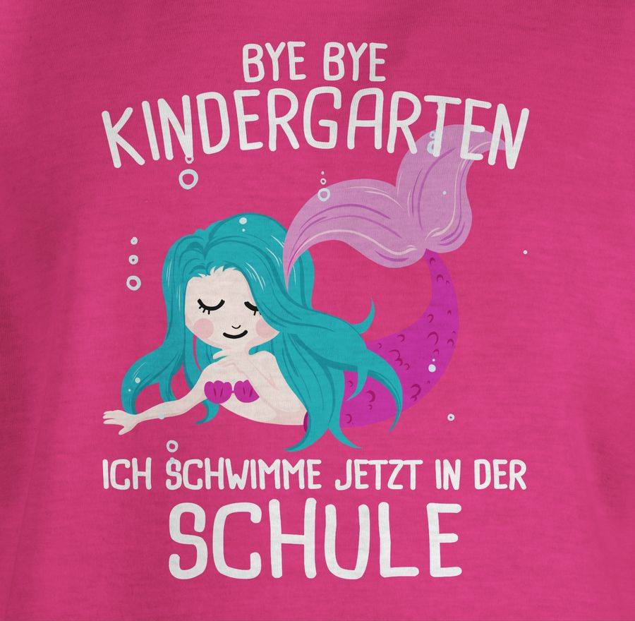 Shirtracer Bye Bye Kindergarten Ich Schwimme Jetzt In Der Schule: Tshirt Rucksack Shirtracer