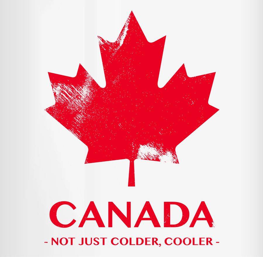 Shirtracer Canada Vintage Not Just Colder Cooler: T-Shirt Rucksack Shirtracer