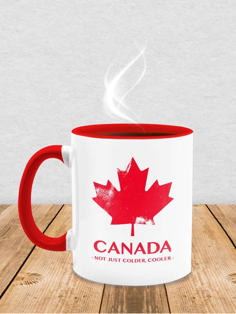 Shirtracer Canada Vintage Not Just Colder Cooler: T-Shirt Rucksack Shirtracer