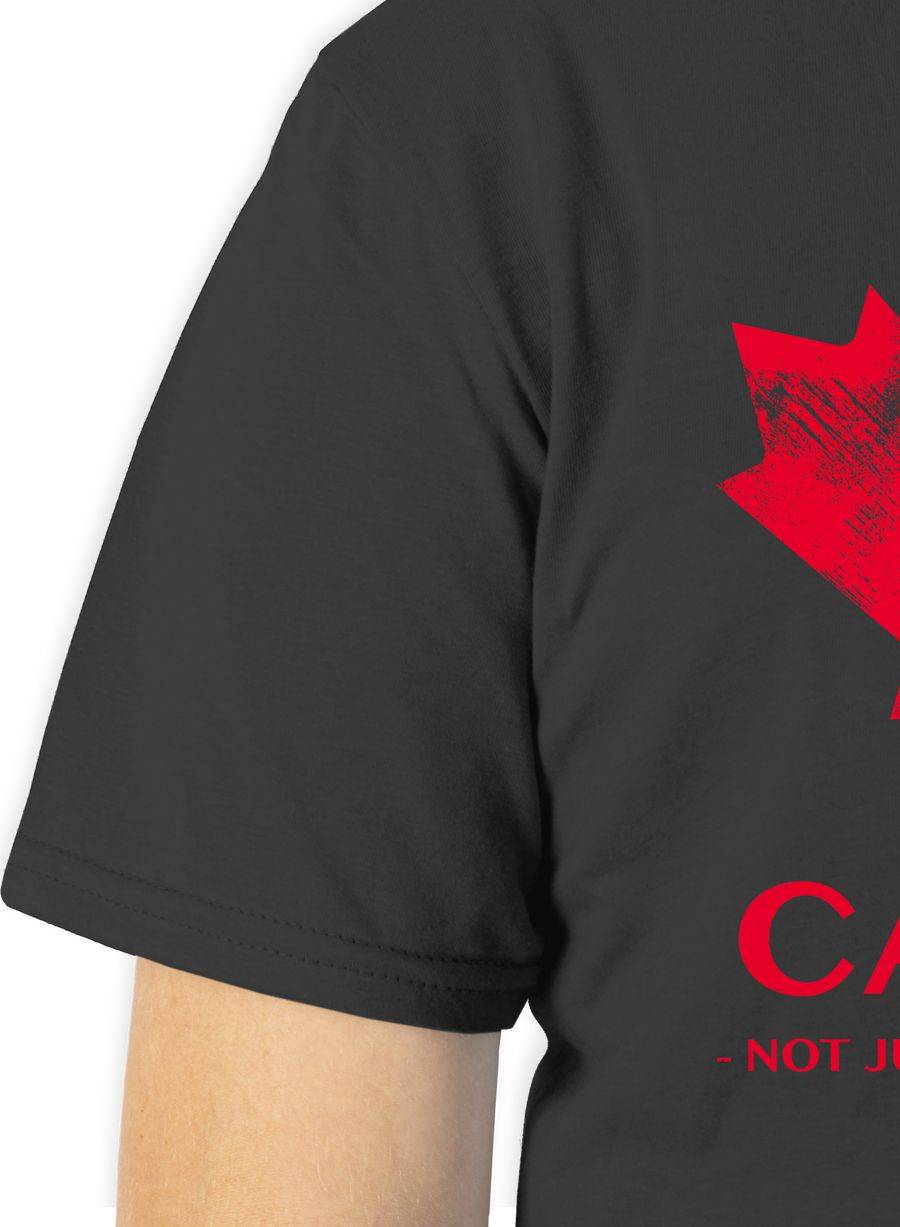 Shirtracer Canada Vintage Not Just Colder Cooler: T-Shirt Rucksack Shirtracer