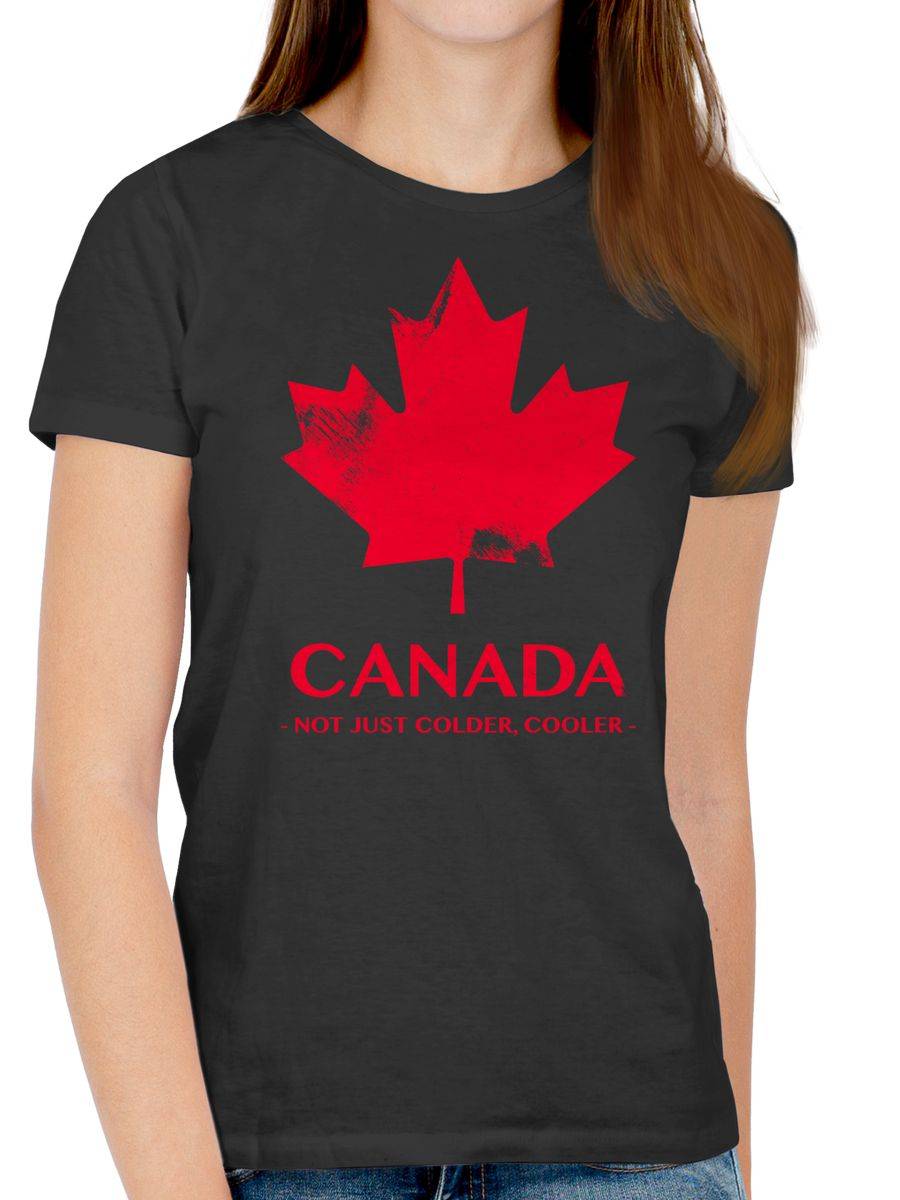 Shirtracer Canada Vintage Not Just Colder Cooler: T-Shirt Rucksack Shirtracer