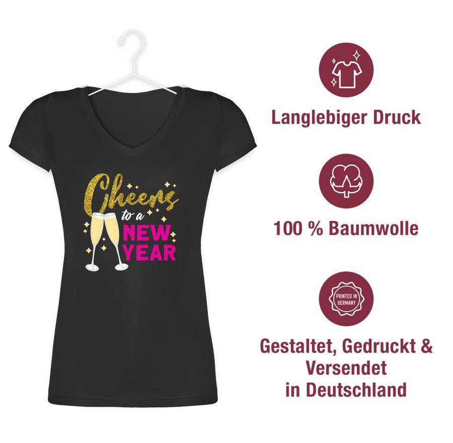 Shirtracer Cheers To A New Year Shirts & Mehr Shirtracer
