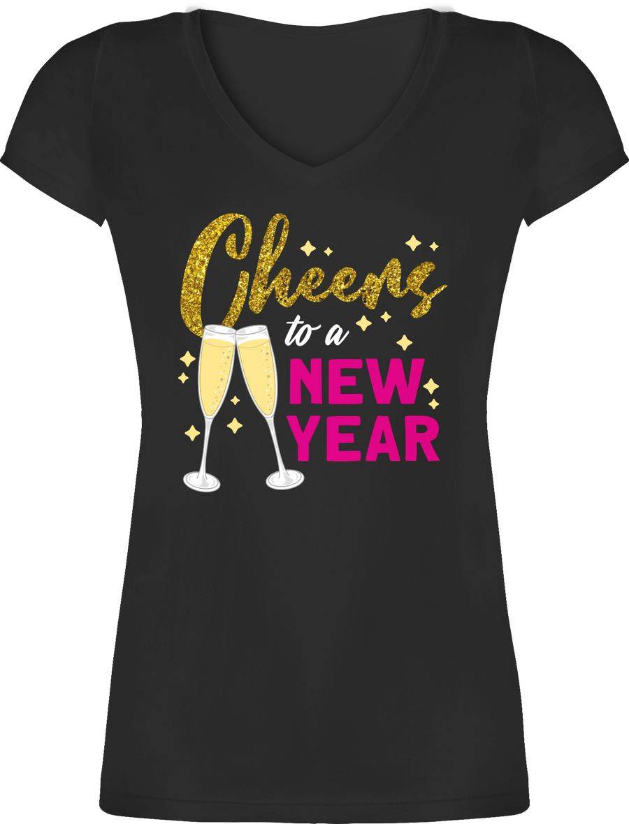 Shirtracer Cheers to a new year Shirts & Mehr Shirtracer