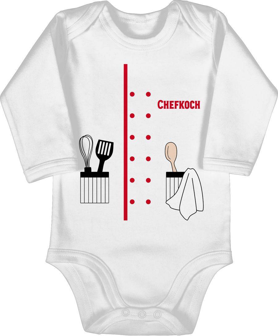 Shirtracer Chefkoch Karneval Kostüm: Tshirt Rucksack Shirtracer
