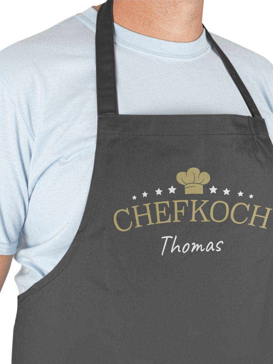 Shirtracer Chefkoch Mit Name Geschenk Für Koch: T-Shirt Gym Bag Shirtracer