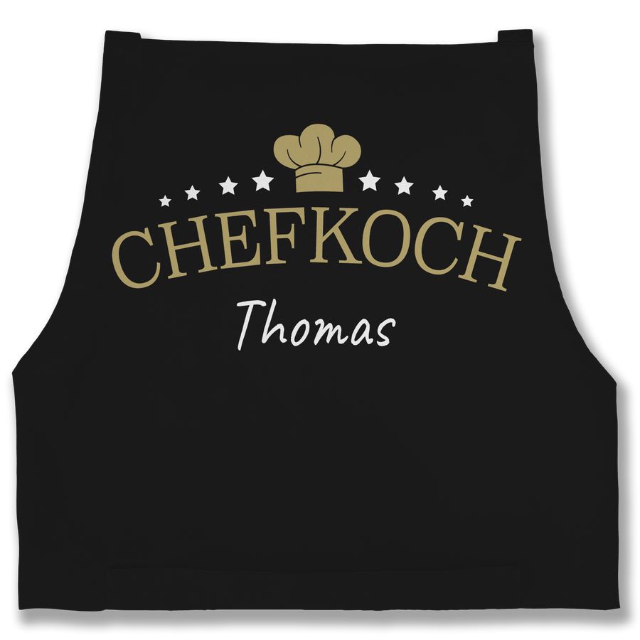 Shirtracer Chefkoch mit Name Geschenk für Koch: T-Shirt Gym Bag Shirtracer