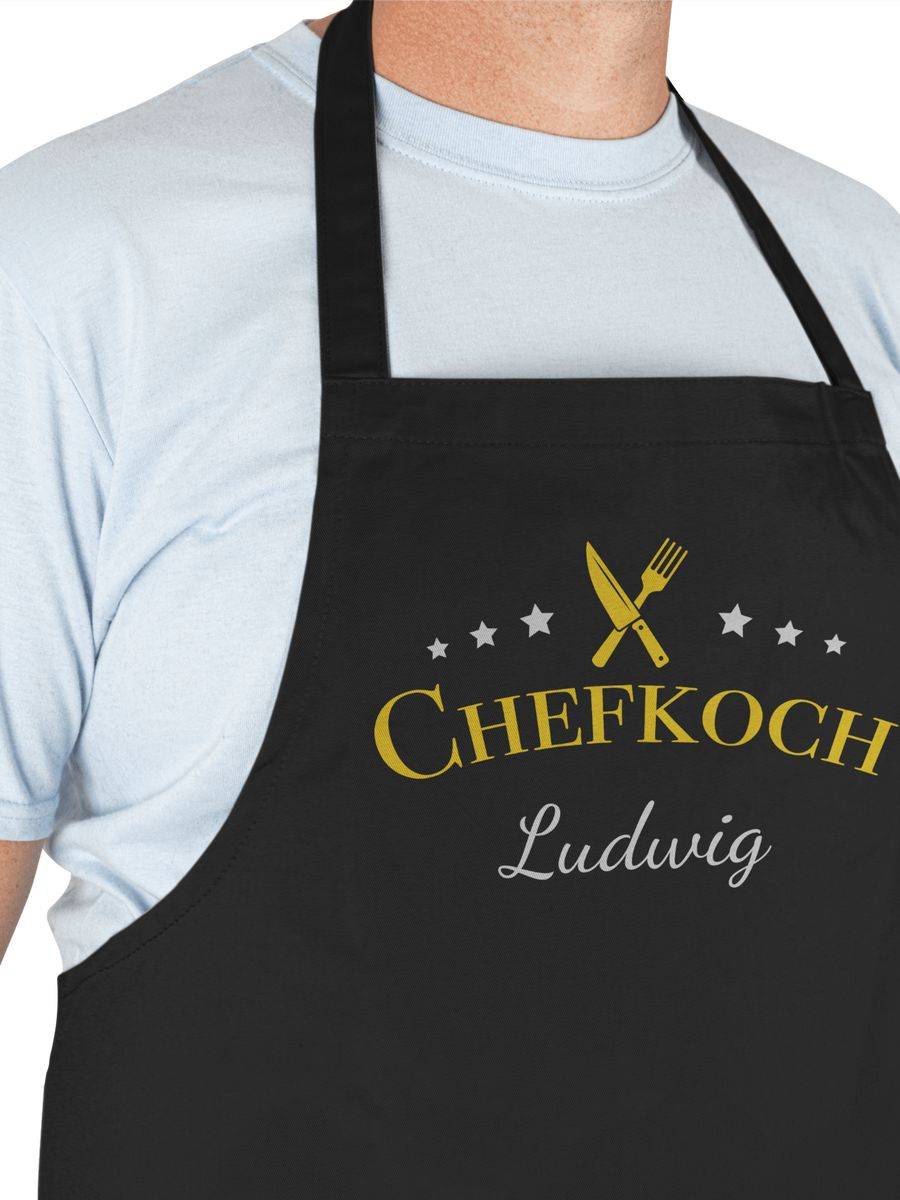 Shirtracer Chefkoch Mit Name: Tshirt Turnbeutel Shirtracer