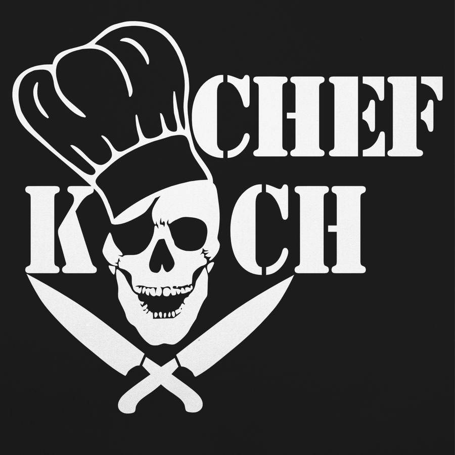 Shirtracer Chefkoch Totenkopf Skull: Tshirt Gym Bag Shirtracer