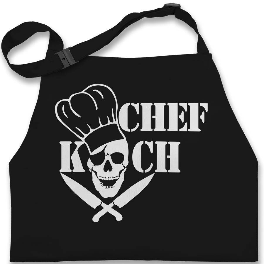 Shirtracer Chefkoch Totenkopf Skull: Tshirt Gym Bag Shirtracer