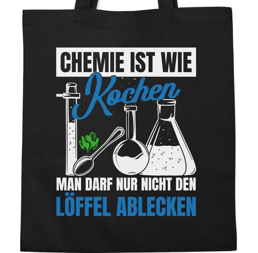 Shirtracer Chemie Ist Wie Kochen Man Darf Nur Nicht Den Löffel Ablecken: Tshirt Rucksack Shirtracer