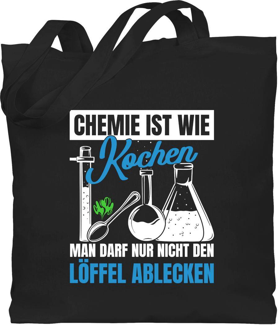 Shirtracer Chemie ist wie Kochen man darf nur nicht den Löffel ablecken: Tshirt Rucksack Shirtracer