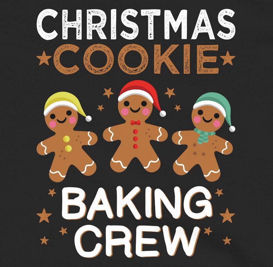Shirtracer Christmas Cookie Baking Crew Lebkuchenmännchen: Tshirt Gym Bag Shirtracer