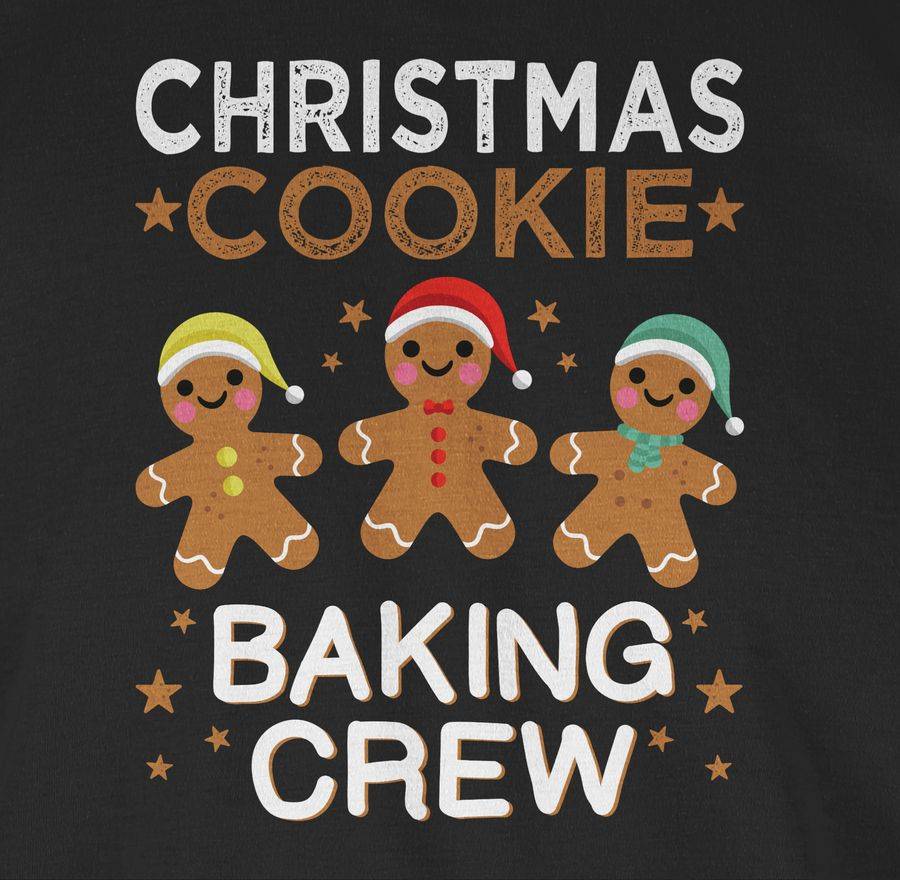 Shirtracer Christmas Cookie Baking Crew Lebkuchenmännchen: Tshirt Gym Bag Shirtracer