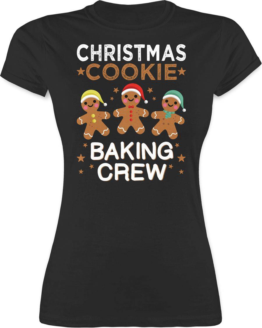 Shirtracer Christmas Cookie Baking Crew Lebkuchenmännchen: Tshirt Gym Bag Shirtracer