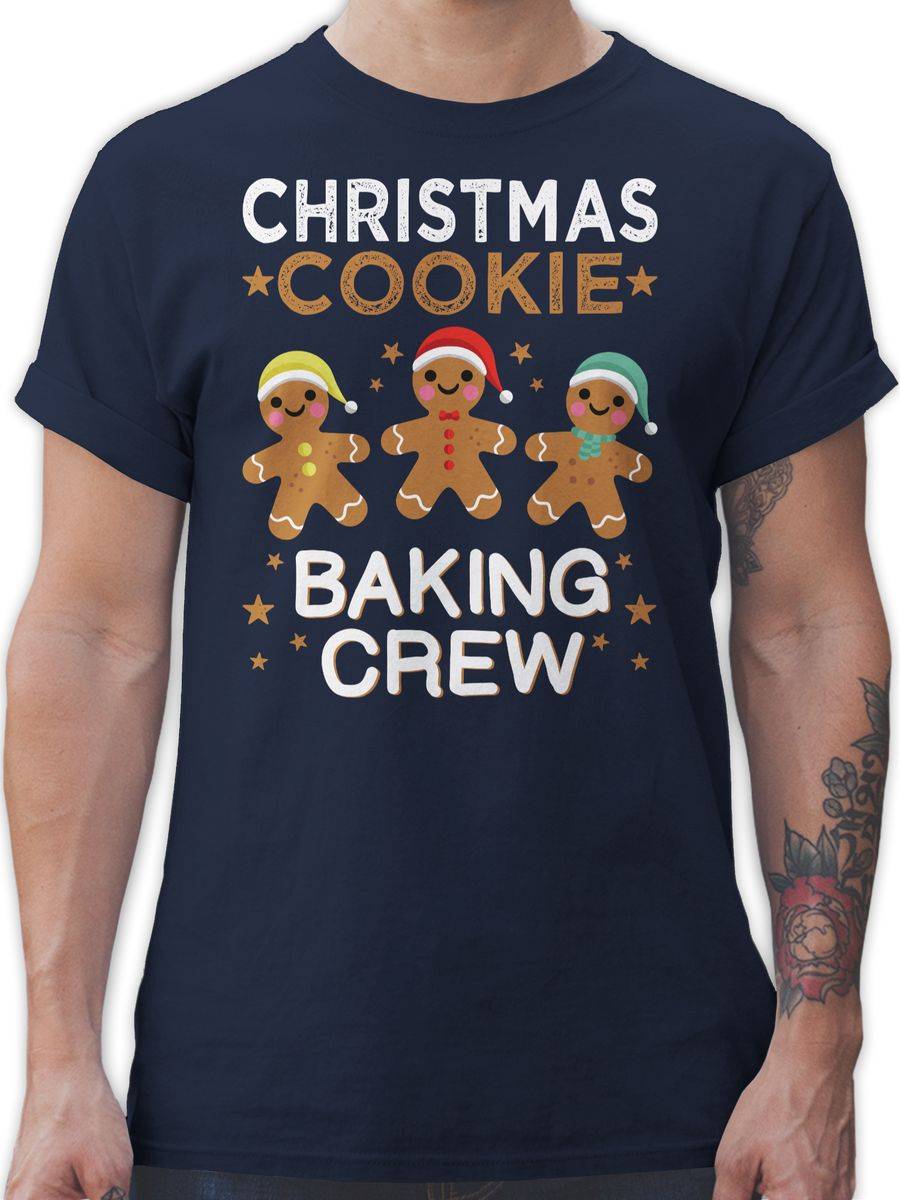 Shirtracer Christmas Cookie Baking Crew Lebkuchenmännchen: Tshirt Gym Bag Shirtracer