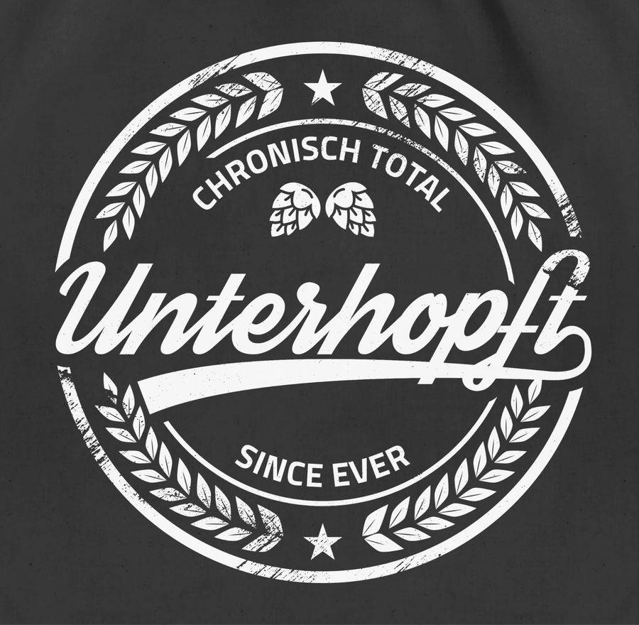 Shirtracer Chronisch Unterhopft: T-Shirt Gym Bag Shirtracer