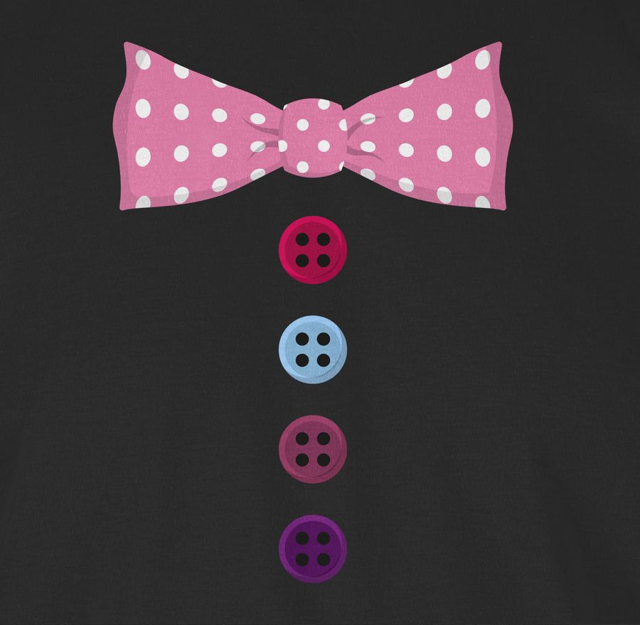 Shirtracer Clown Kostüm Rosa Fliege Shirts & Mehr Shirtracer