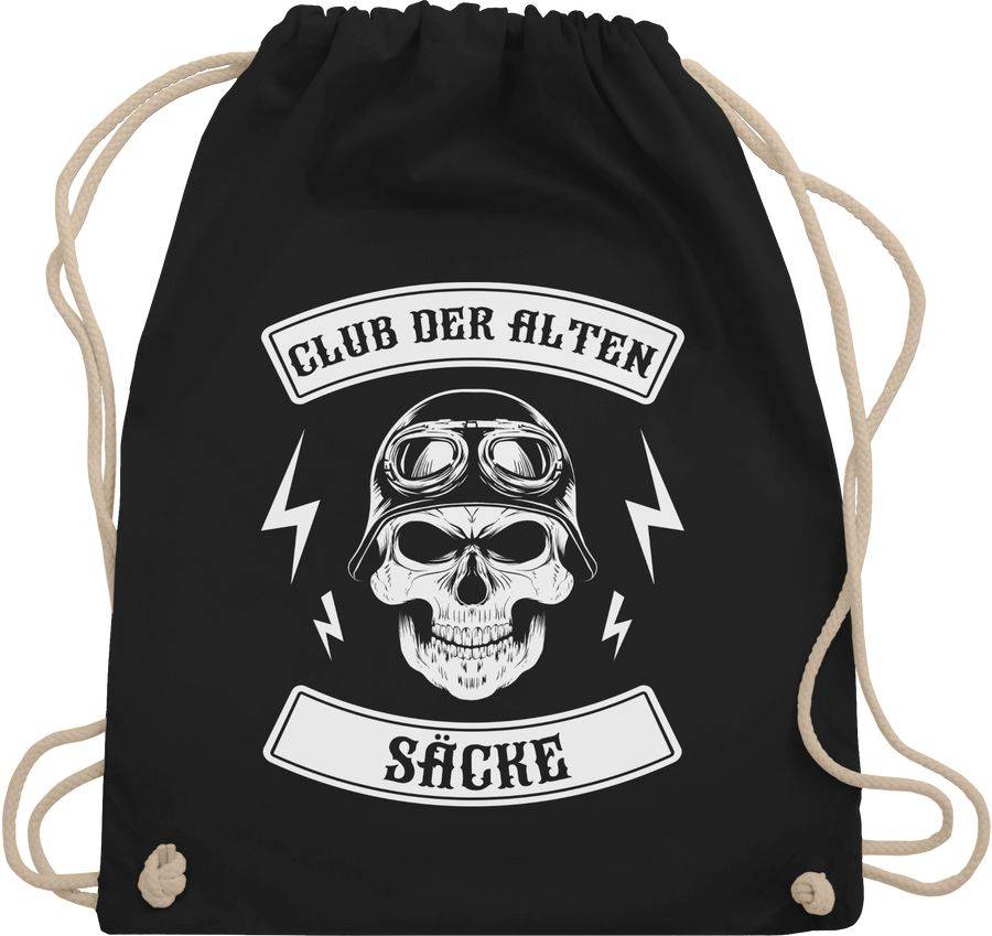 Shirtracer Club der alten Säcke Totenkopf weiß Shirts & Mehr Shirtracer