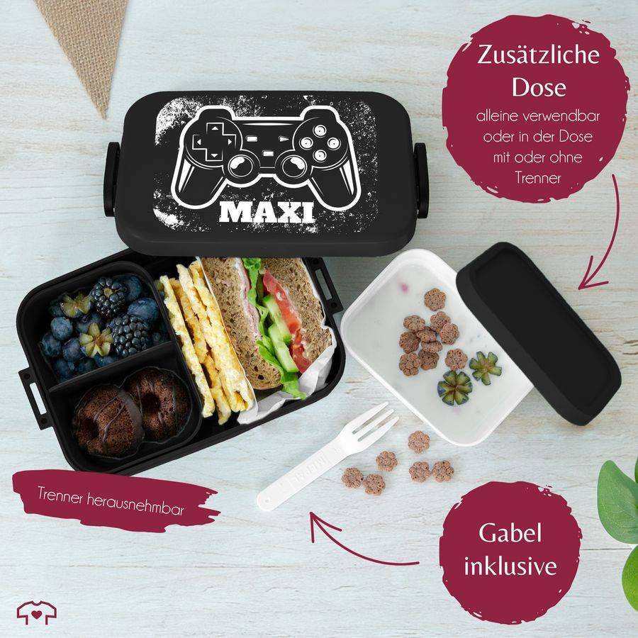 Shirtracer Controller Gamer Gaming Mit Namen Zocker Brotdose Cool Jungs Mädchen: Tshirt Ruc Shirtracer