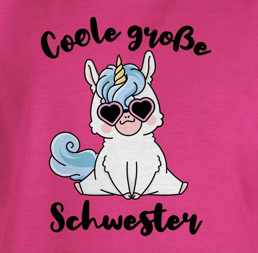 Shirtracer Coole Große Schwester Mit Einhorn: Tshirt Rucksack Shirtracer