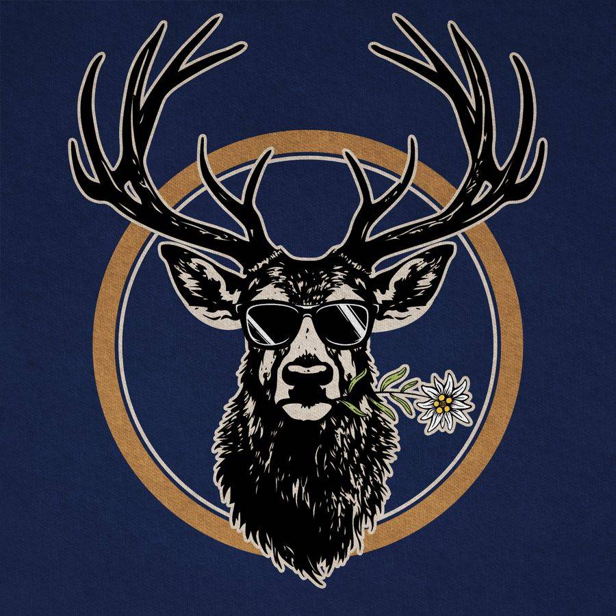 Shirtracer Cooler Hirsch Hirschgeweih Jäger Shirts & Mehr Shirtracer