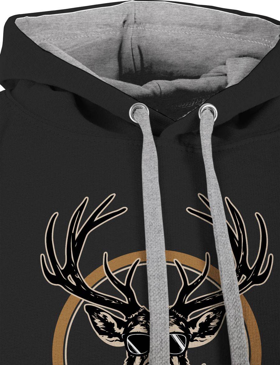 Shirtracer Cooler Hirsch Hirschgeweih Jäger Shirts & Mehr Shirtracer