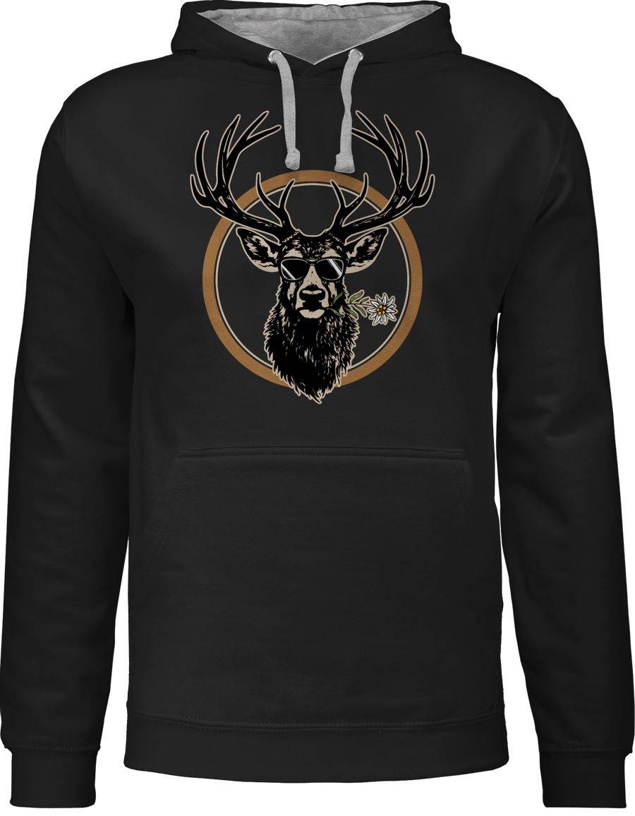 Shirtracer Cooler Hirsch Hirschgeweih Jäger Shirts & Mehr Shirtracer