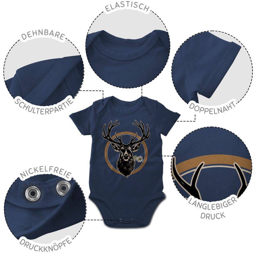 Shirtracer Cooler Hirsch Hirschgeweih Jäger Shirts & Mehr Shirtracer