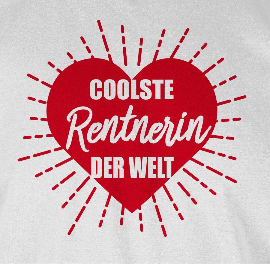 Shirtracer Coolste Rentnerin Der Welt: Tshirt Turnbeutel Shirtracer