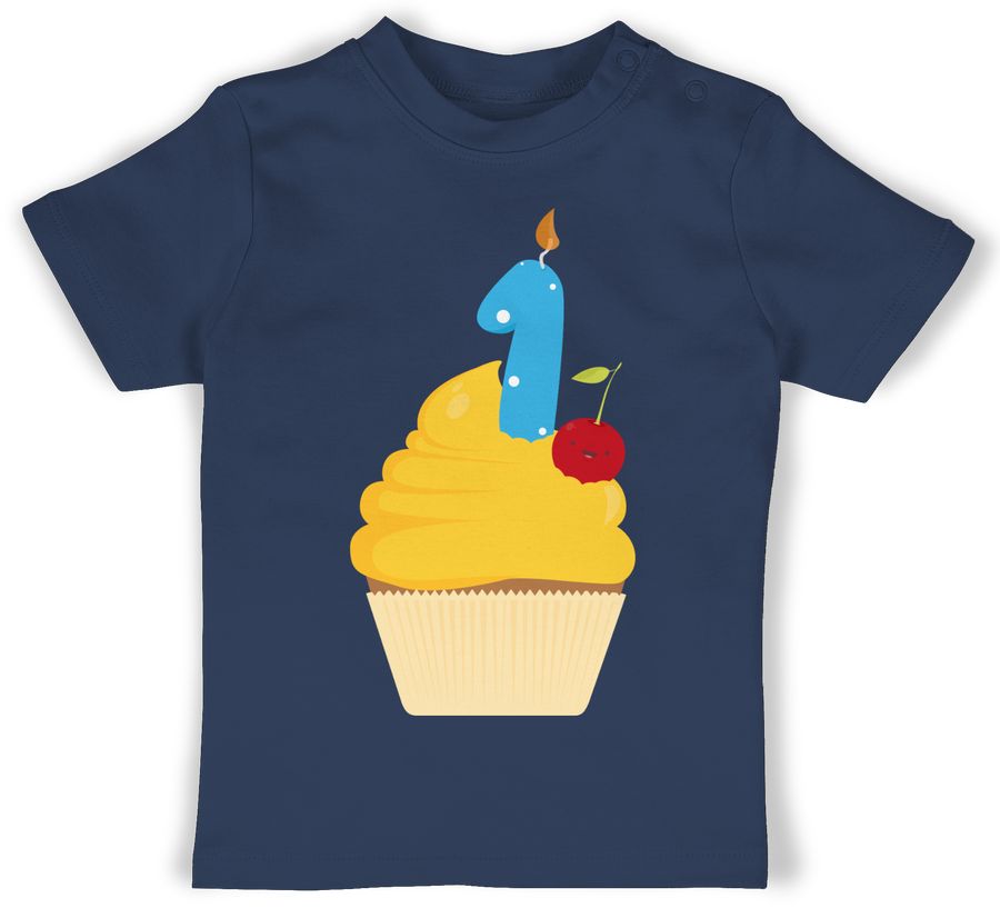 Shirtracer Cupcake mit Eins: T-Shirt Rucksack Shirtracer