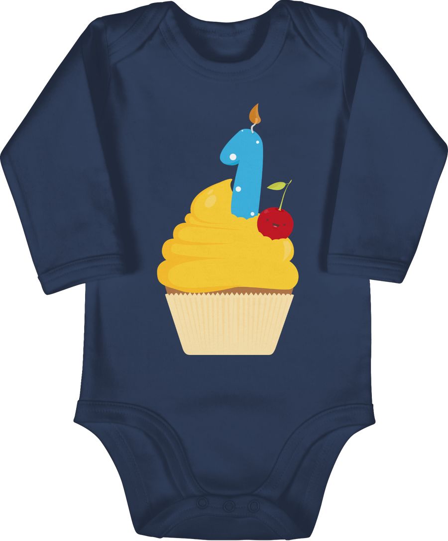 Shirtracer Cupcake mit Eins: T-Shirt Rucksack Shirtracer