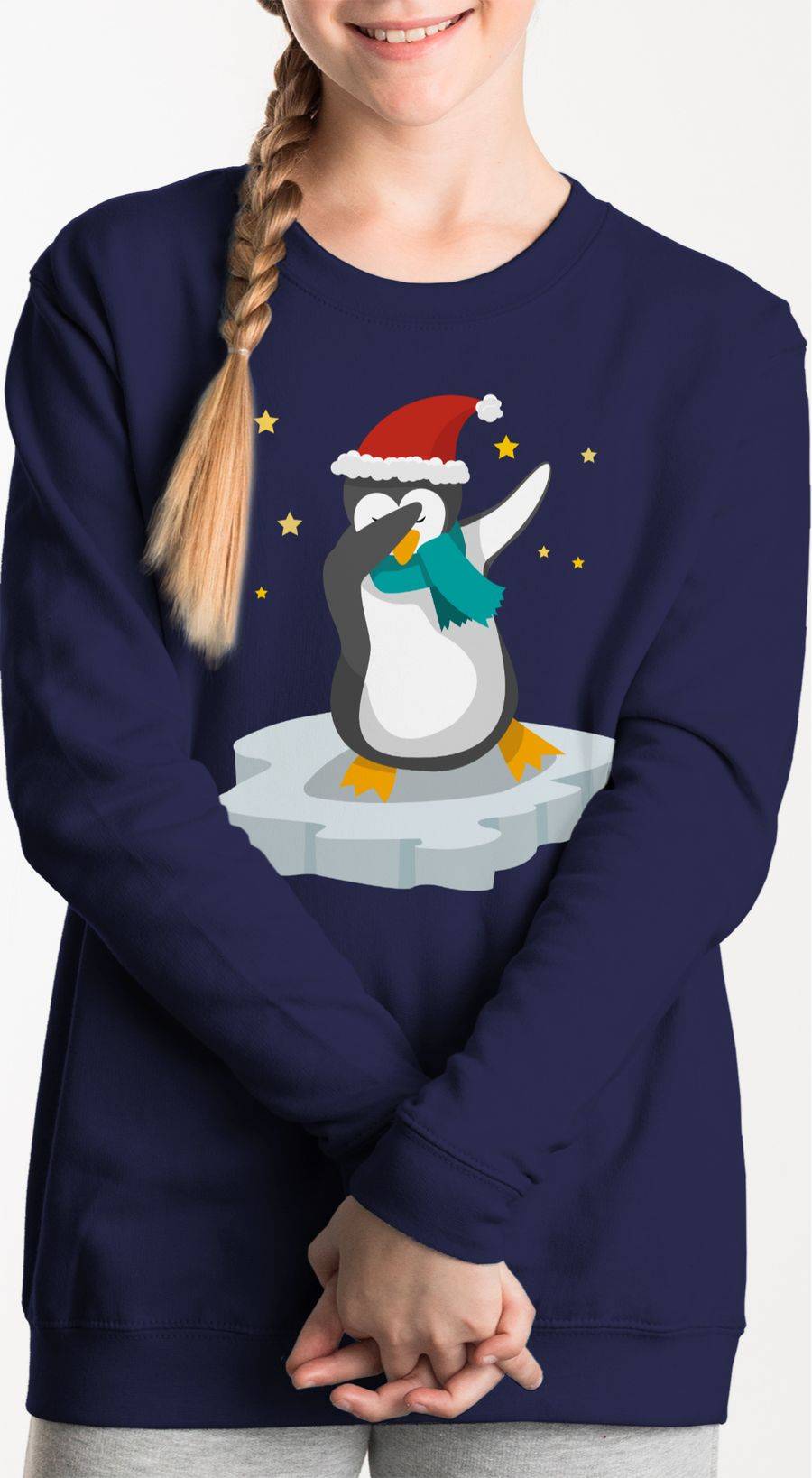 Shirtracer Dab Pinguin Weihnachten: T-Shirt Rucksack Shirtracer