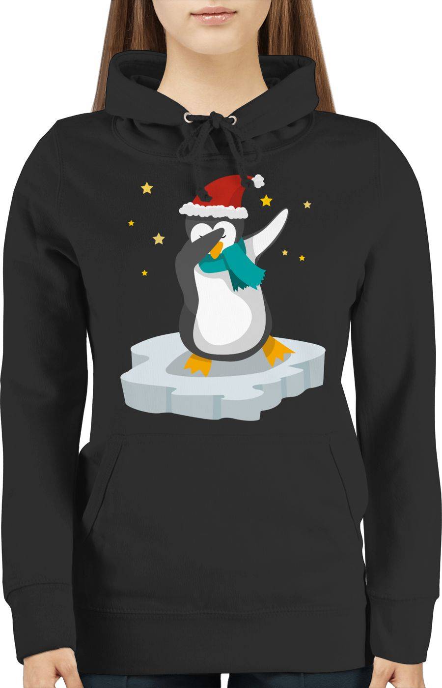 Shirtracer Dab Pinguin Weihnachten: T-Shirt Rucksack Shirtracer