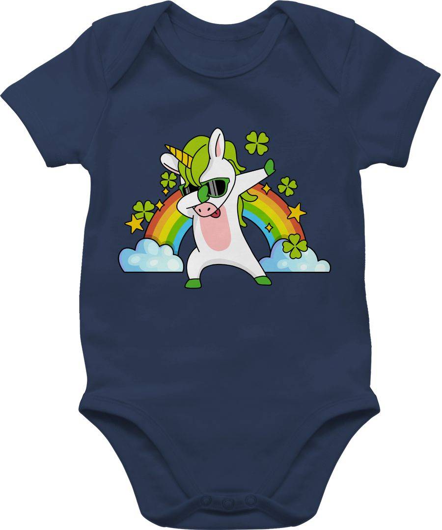 Shirtracer Dabbendes Einhorn Kleeblatt Regenbogen Shirts & Mehr Shirtracer
