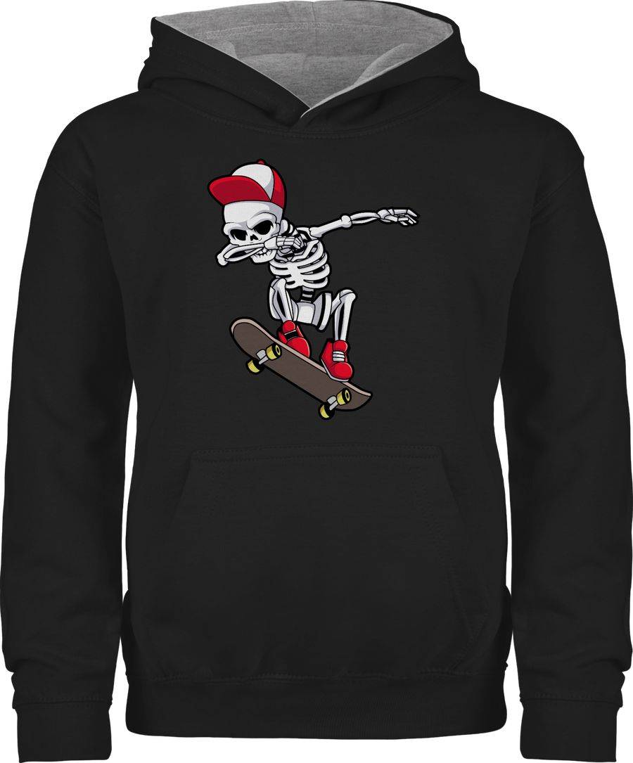 Shirtracer Dabbing Skelett Skateboard Dab Skelett Skater Cool Shirtracer