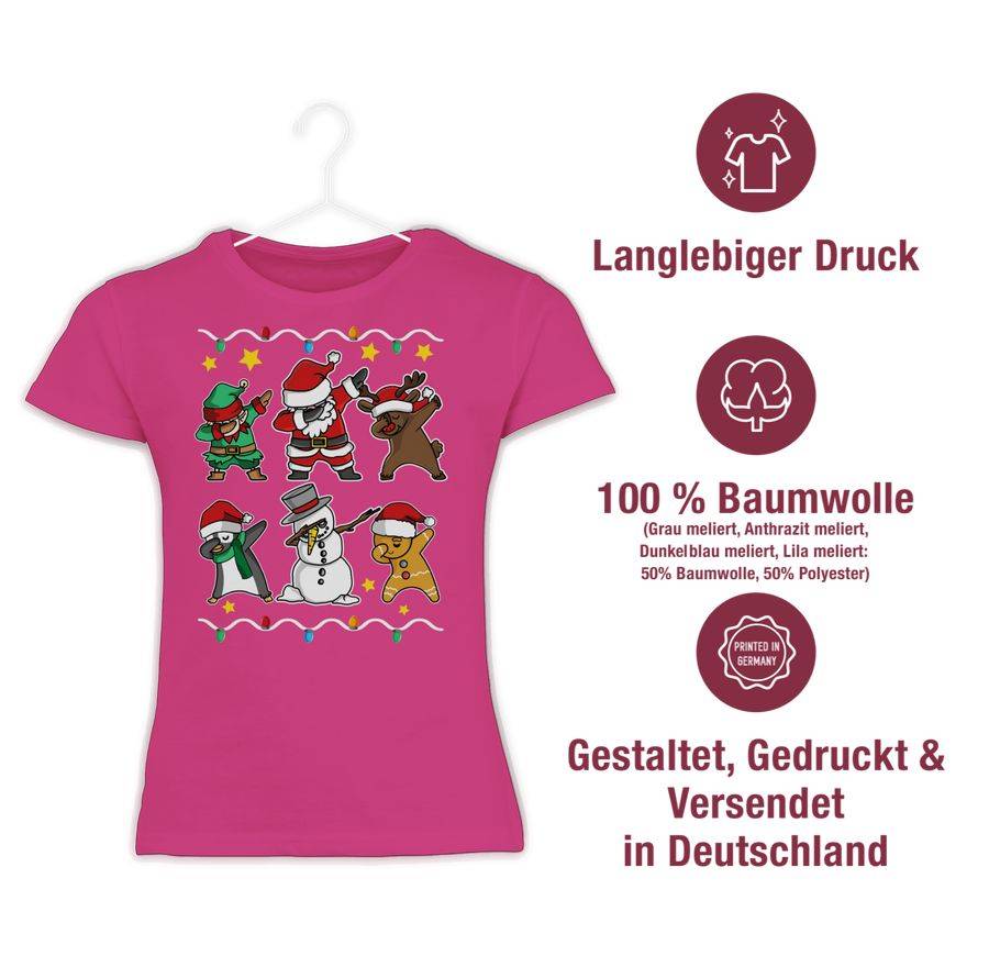 Shirtracer Dabbing Weihnachtsfiguren - Weiß Shirts & Mehr Shirtracer