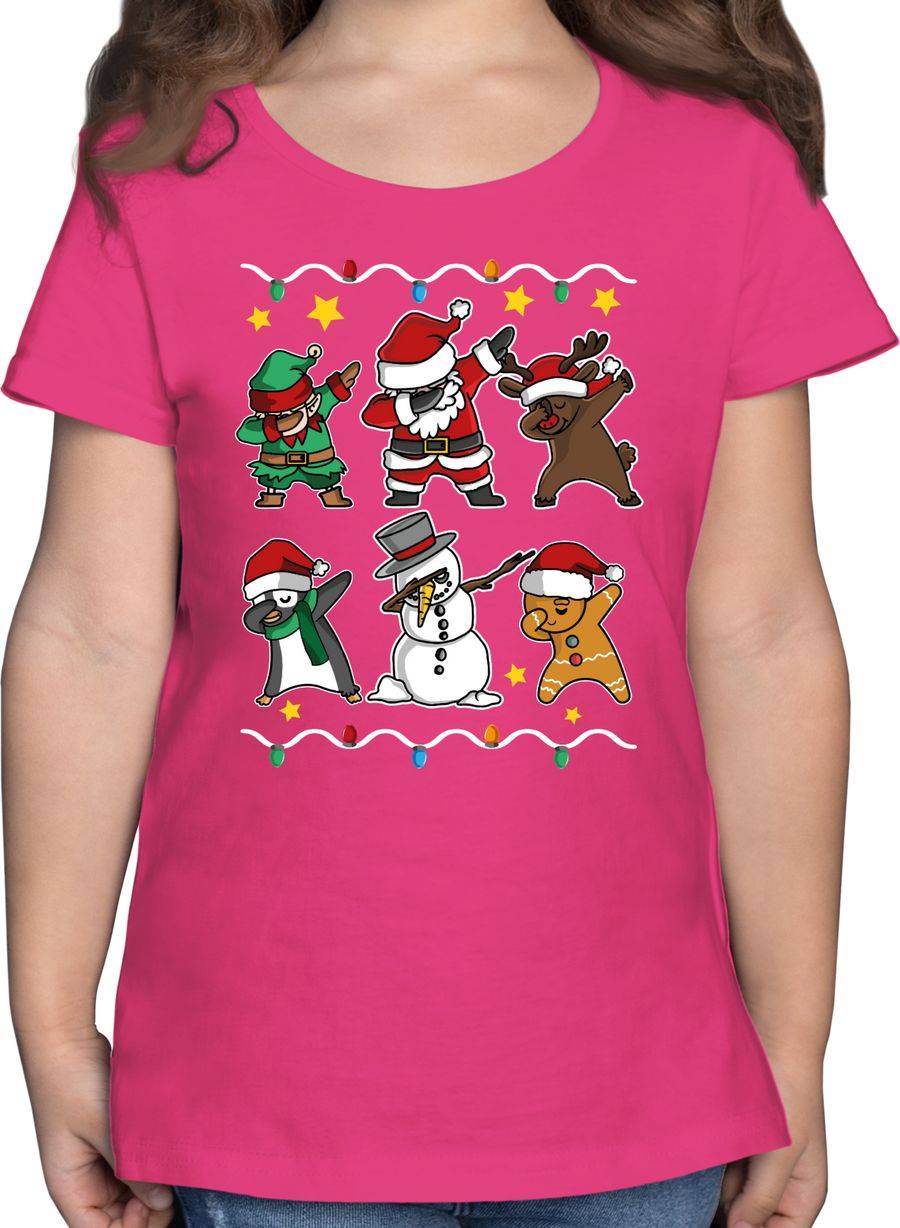 Shirtracer Dabbing Weihnachtsfiguren - weiß Shirts & Mehr Shirtracer